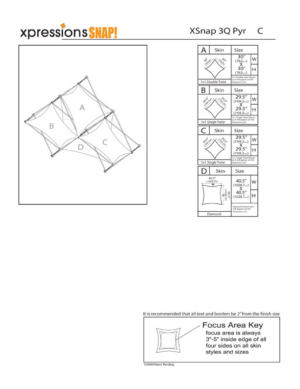 lightweight pyramid shaped trade show displays